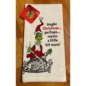 Dr‎ Seuss The Grinch Kitchen Towel  New Condition